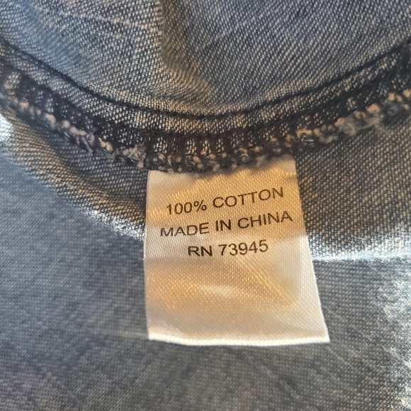 Appleseed's Tops Appleseeds Denim Buttondown Shirt Poshmark